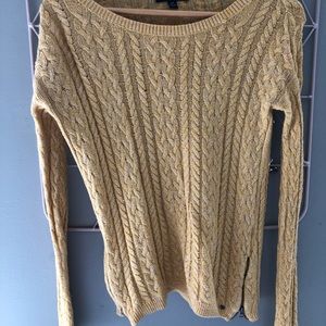 Mustard colored sweater